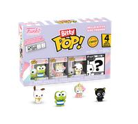Funko Bitty Pop! Sanrio - Keroppi - 4PK and A Surprise Mystery Mini Figure - 0.9 Inch (2.2 Cm) - Hello Kitty Collectable - Stackable Display Shelf Included - Gift Idea - Party Bags Stocking