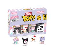 Bitty POP! Hello Kitty and Friends: Kuromi, Hello Kitty (Dessert) & My Melody (Unicorn) 4-Pack