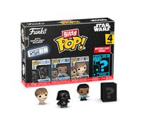 Funko Bitty Pop! SW - Vader 4pk and a Surprise Mini Figure - 0.9 Inch (2.2 cm) - Star Wars Collectible Stackable Display Shelf Included - Gift Idea Party Bag Stocking