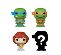 Bitty POP! Teenage Mutant Ninja Turtles: Leonardo, Michelangelo & April ONeil 4-Pack