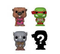 Bitty POP! Teenage Mutant Ninja Turtles: Splinter, Raphael & Rocksteady 4-Pack