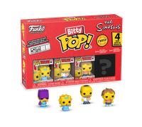Funko Bitty Pop! The Simpsons - Maggie - 4 Pack - 1/6 Odds for Rare Chase Variant and A Surprise Mystery Mini Figure - 0.9 Inch (2.2 Cm) Collectable - Stackable Display Shelf Included