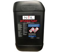 Bitumen Paint Black For Concrete, Steel Iron, Weatherproof Waterproof Coating 25L Njl Direct
