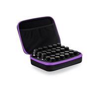 BITUSIC 30 Bottle Essential Oil Storage Organizer Carrying Case for 5ml 10ml 15ml Bottles Portable Essential Oil Holder Organizer Compact Design 6.88 x 8.66 x 2.75 Inches Ideal for Travel