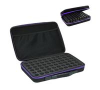 BITUSIC 60 Bottle Essential Oil Storage Organizer Carrying Case for 5ml 10ml 15ml Bottles Portable Essential Oil Holder Organizer Compact Design 12.6 x 8.86 x 3.54 Inches Ideal for Travel