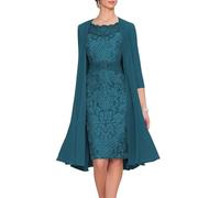 BITYIO Classy Unusual Mother of The Bride Dresses Tea Length Mother of The Groom Dress Mom Prom Dress