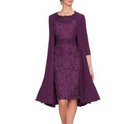 BITYIO Classy Unusual Mother of The Bride Dresses Tea Length Mother of The Groom Dress Mom Prom Dress