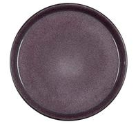BITZ 821401 - Plate Dinner Plate, Round, Ceramic, Black, Violet, 27 cm, 25 mm
