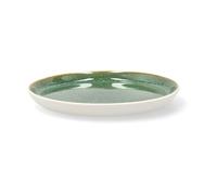 Bitz Bitz plate gastro Ø 21 cm White-green