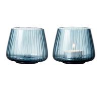 Bitz - Kusintha Candle Holder 2-pack, Blue - Blue