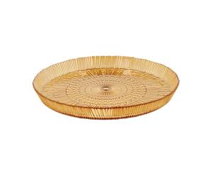 Bitz Kusintha serving dish round Ø30 cm Amber