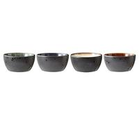 BITZ Set of Bowls Dia. 10 cm 4 pcs. Black Ass.