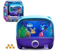 Bitzee Aquarium Interactive Fish Tank Toy & Digital Pet, Ages 5+ | Nurture 30 Virtual Fish, Reacts to Touch, Customize with LED Lights, Screen-Free Responsive Play, Birthday Gift for Kids