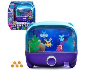 Bitzee Aquarium Interactive Fish Tank Toy & Digital Pet, Ages 5+ | Nurture 30 Virtual Fish, Reacts to Touch, Customize with LED Lights, Screen-Free Responsive Play, Birthday Gift for Kids