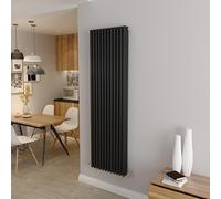 Biubiubath Black 1800x560mm Tall Cast Iron VerticalTriple Column Traditional Central Heating Horizontal Radiators