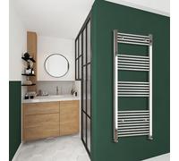Biubiubath Chrome Straight Bathroom Towel Radiator Modern Design 1600x500mm