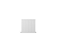 Biubiubath Horizontal Flat Panel Radiator 600x612mm Flat Radiator White Single Design RAD Central Heating