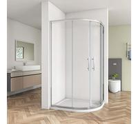 Biubiubath Offset Quadrant Shower Enclosure Cubicle 8mm Easy Clean Glass Door 1200x900mm