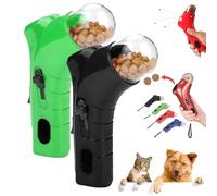 BIUBIULOVE Cat Treat Gun, Cat Treat Launcher Gun, Ct Toys Tret, CtDog Food Caapult, Cts Snack Dispenser, Handheld Interactive Pet Snack Caapult (Green+Black)