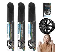 BIUBIULOVE Erthenware Car Wheel Scratch Repair Pen, Rim Touch Up Paint, Car Wheel Scratch Repair Kit, Curb Rash & Scratc Repai, DIY Whee Paint for Ca Rims (3 Pcs)