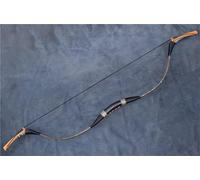 biubiusot Traditional Recurve Bow Handmade Longbow Archery for Adults Teens Mongolian Horse Longbow Hunting Training 20-50 lbs for Outdoor (30lbs)