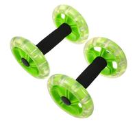 BIUDECO 1 Pair Core Ab Wheel Roller for Home Exercise, Dual Wheel Design with Non-slip Sponge Handle, Enhanced Balance and Core Strengthening Equipment for Men and Women At-home Workout