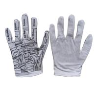 BIUDECO 1 Pair Massage Gloves Portable Massaging Glove Elastic Cotton Hand Cover for Massaging Effective Massage Body Tension Smooth and Mellow Style Suitable for Most People