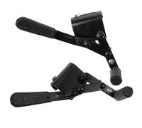 BIUDECO 1 Pair Wheelchair Brake Replacement Parts Durable Extension Handles for Compatible with Manual Wheelchairs Easy Installation Classic Black Design