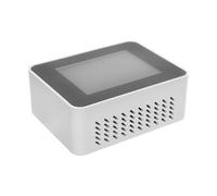 BIUDECO 1 Set Carbon Dioxide Monitor Detector with Temperature Humidity Sensor Air Quality Tester for Indoor Storage Area Gas Analyzer Portable White