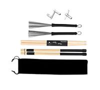 BIUDECO 1 Set Drum Stick Set with Tuning Key and Storage Bag Drumsticks Ergonomic Design for Jazz Concerts and Practice Professional Drum Instrument Accessories