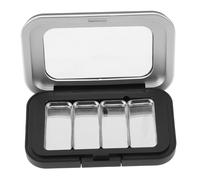 BIUDECO 1 Set Magnetic Empty Eyeshadow Palette with Pans Compact Makeup Storage Organizer for DIY Blush and Eyeshadow Travel Friendly Design for Social Gatherings and Events