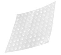 BIUDECO 100Pcs Clear Self-Adhesive Cabinet Door Bumpers Anti-Collision Pads for Furniture Transparent Low-Profile Bumpers for Visually Impaired Safety and Slip Prevention