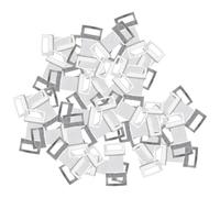 BIUDECO 100Pcs Durable Clasps for Stretch Band Clips Easy to Use Fixing Clips for Home Hospital and Clinic Use Compact and Clips