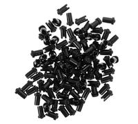 BIUDECO 100pcs Eyelash Glue Pins Anti-blocking Bottle Needles for Eyelash Extension Bottles, Black Pp and Stainless Steel Lash Extension Supplies Suitable for Professional Salon