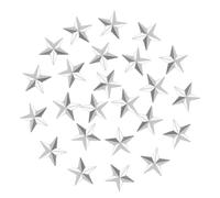 BIUDECO 100Pcs Metal Barn Stars Iron Art Five-pointed Stars Wall Decor Rustic Farmhouse Photo Props for Indoor Outdoor Home Accent