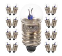 BIUDECO 100pcs Miniature Screw Base Light Bulbs Low Voltage Replacement Flashlight Bulbs for Stem Circuit Training School Laboratory Experiments