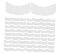 BIUDECO 100Pcs Natural Silk Neck Care Patch with Moisturizing Essence Breathable Neck Mask for Wrinkle Reduction Skin Firming and Lifting Suitable for Sagging Skin and Fine Lines Treatment