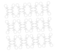 BIUDECO 100pcs Plastic Curtain Track Glider Hooks Curtain Pulley Wheels for Window Shower Drapes Valances Multi-purpose Rollers Compatible with Tracks