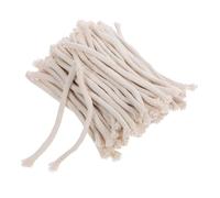 BIUDECO 100pcs Round Braided Cotton Oil Lamp Wicks Candle Burner Replacement for Kerosene Lanterns Alcohol Lamps Wicks Beige