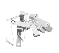 BIUDECO 10pcs 9v Aa Battery Spring Contact Metal Plates Negative to Positive Terminal Conversion Silver Battery Connector Repair and Charger Use