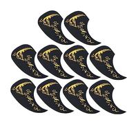 BIUDECO 10pcs Acoustic Guitar Pickguard Stickers Self-adhesive Anti-scratch Decals for Folk Guitar Protects from Picks and