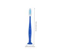 BIUDECO 10pcs Antiselfinjury Compact Travel Toothbrush with Soft Bristles Short Handle Standup Design for Prison Detention Mental Health Oral Care