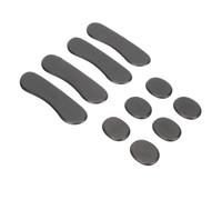 BIUDECO 10pcs Black Drum Dampeners Silent Pad Drum Mute Pads Dampening for Practice