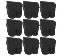 BIUDECO 10pcs Black Sponge Makeup Puff Set for Women, Comfortable Touch and Suitable for Kinds of Cosmetics, Small Makeup Tools for Face Painting and Powder Application