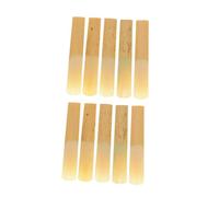 BIUDECO 10pcs Clarinet Reeds Strength Material for Professional and Amateur Musicians Clarinet Playing Tool for Students and Educators