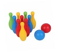 BIUDECO 10pcs Colorful Bowling Pins and Balls Educational Indoor Sports Game for Childrens Intelligence Development Eco Friendly Material for Family Interaction and Outdoor Play