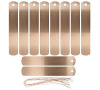 BIUDECO 10pcs Copper Hanging Plant Labels Metal Tags for Garden Plants Herb Name Stakes Nursery Identify Tags for Outdoor Pots and Greenhouse