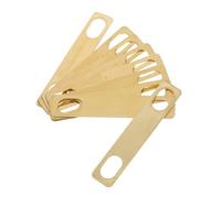 BIUDECO 10pcs Guitar Heightening Gasket Easy Install Replacement Neck Shim for Electric Bass Guitar Solid Thickness Durable Accessories for Quick Repairs