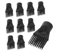 BIUDECO 10Pcs Hair Dryer Comb Attachment Professional Blow Dryer Nozzle Replacement Salon Hairdressing Tool for Sleek Radiant Styling and Hair Cleansing Maintenance