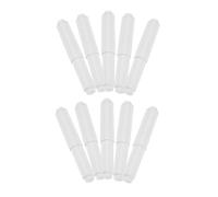 BIUDECO 10pcs Health Toilet Paper Holder Toilet Paper Holder Roller Replacement Roller Spindle Replacement Rod Spindle Plastic White